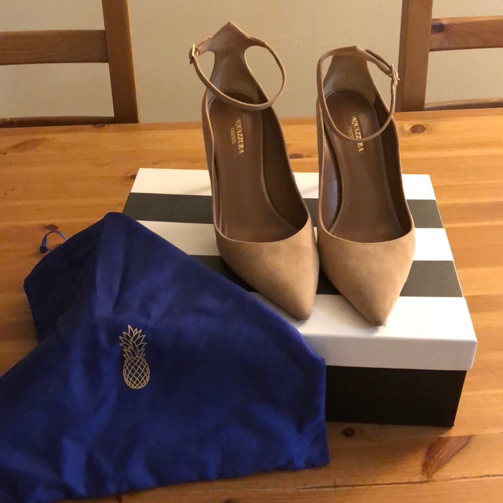 Aquazzura Suede Pumps